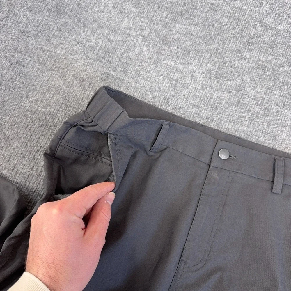Jack Archer Pants Mens 33x30 Dark Gray Jetsetter Tech Stretch Performance Golf